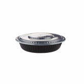 Black Base Heavy Duty Round Container 37 Oz 300 Pieces - Hotpack Global